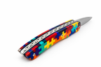 Couteau cran forcé. Le Nawenn Arlequin